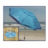 Sepras T0MMY BAHAMA Beach Umbrella with wind vent and sand