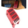 PKEDUO Red Gas Pedal Extender Cover Anti-Slip Adjustable Foot Pedal