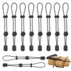NBEADS 10 Pcs Hiking Pole Holder for Backpacks, Black Hiking
