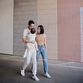 mushie mushie Baby Wrap Carrier | Organic Cotton and Elastane | Infant Sling for Newborn and Babies 8-35 lbs (Ivory)