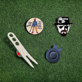 OG Golf Scotty Divot Tool and Ball Marker Set - Breaking Par - Complete in Gift Tin