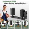 Anobeyi Adjustable Sliding Gate Roller Hardware Kit - Heavy Duty
