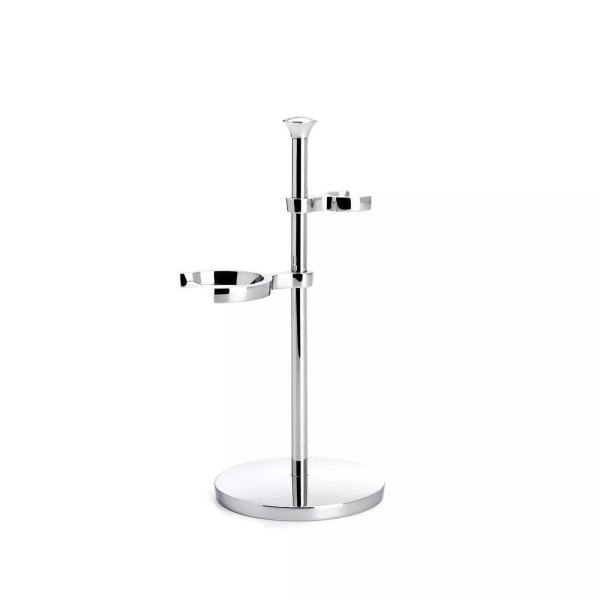 M&#220;HLE MÜHLE Chrome Shaving Set Stand for Purist Series Brushes