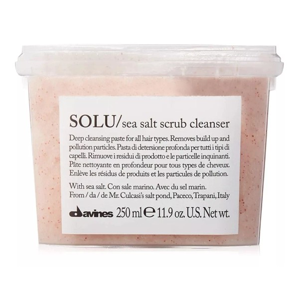 Davines Solu Sea Salt Scrub Cleanser Exfoliante Davines 250 Ml
