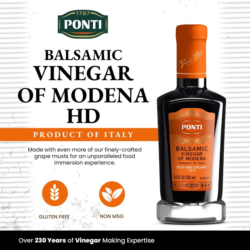 1787 PONTI Rich & Creamy Balsamic Vinegar of Modena -