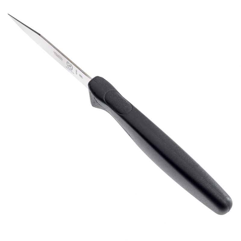 Mercer Culinary Millennia Black Handle Paring Knife, Clip Point Blade,