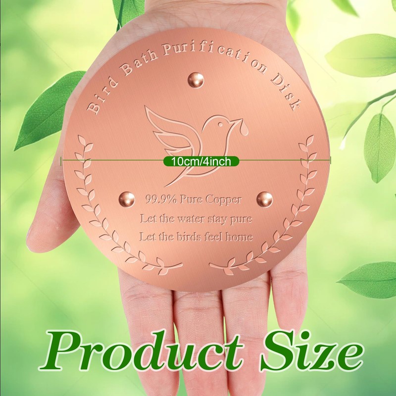 Bird Bath Copper Disk – 1mm Thick 99.9% Pure Copper