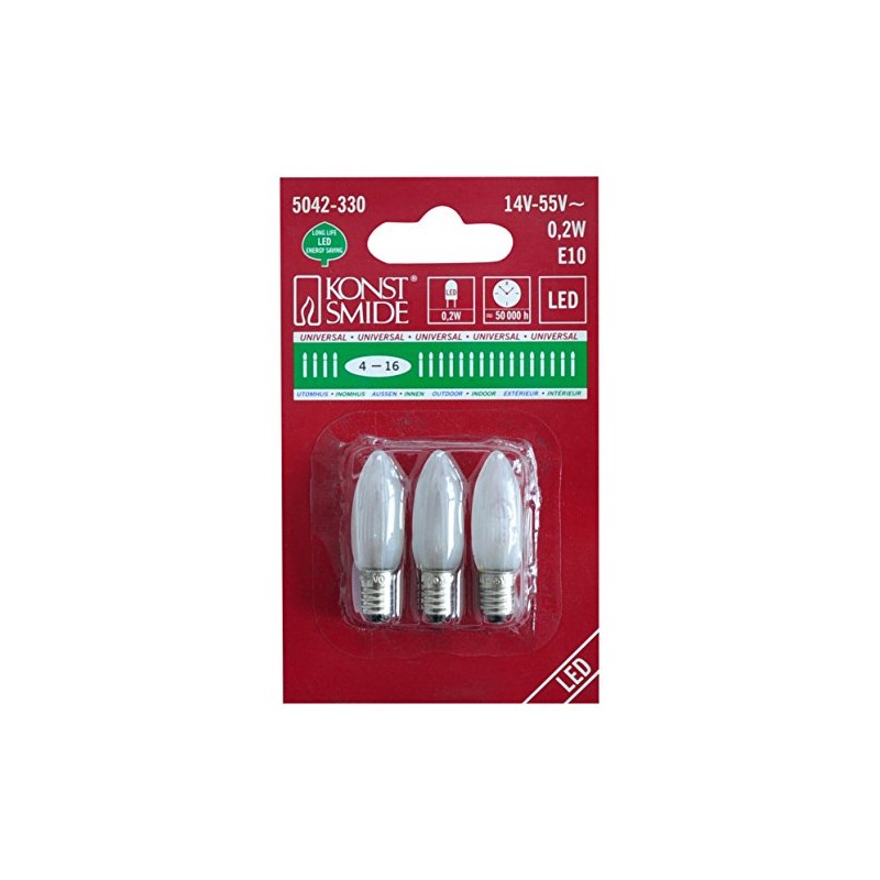 Konstsmide 5042-330 Replacement for Wood and Metal Candlestick/14V => 55V,