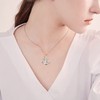 KINGWHYTE 925 Sterling Silver Anchor Urn Necklaces for Ashes