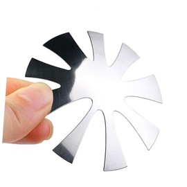 FOMIYES 3pcs French Nail Art Stencils Manicure Templates Tools for Nail Designs Rainbow