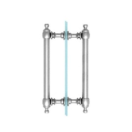 CRL Polished Chrome 8" Colonial Style Back-to-Back Pull Handle