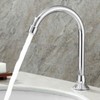 Foot Pedal Control Valve Faucet Stainless Steel Kitchen Sink Water