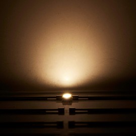 Chanzon 100 pcs 3528 (1210) Warm White 3000K SMD LED Diode Lights Chip (Surface Mount PLCC 3.5mm x 2.8mm DC 3V 20mA 7-8LM) Super Bright Lighting Bulb Lamps Electronics Components Light Emitting Diodes