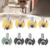 8Pcs Router Bit Groove Cutter Bit Set T Shape Wood