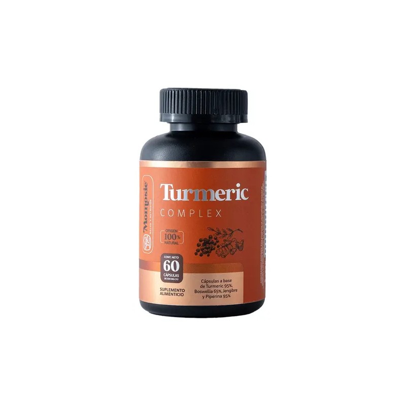 Suplemento Nutricional Curcuma 95% Jengibre Boswellia Momosie 2 Packs