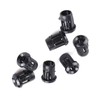 Fafeicy Light Socket, 50Pcs Plastic Black Lamp Socket Diode Holder
