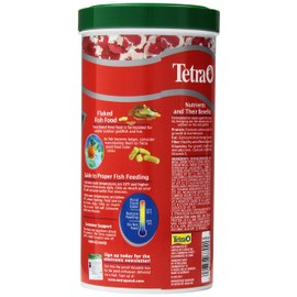 TetraPond PondFood Color Flakes, Color-Enhancing Flaked Fish Food For Small Ponds, 6-Ounce (77021)