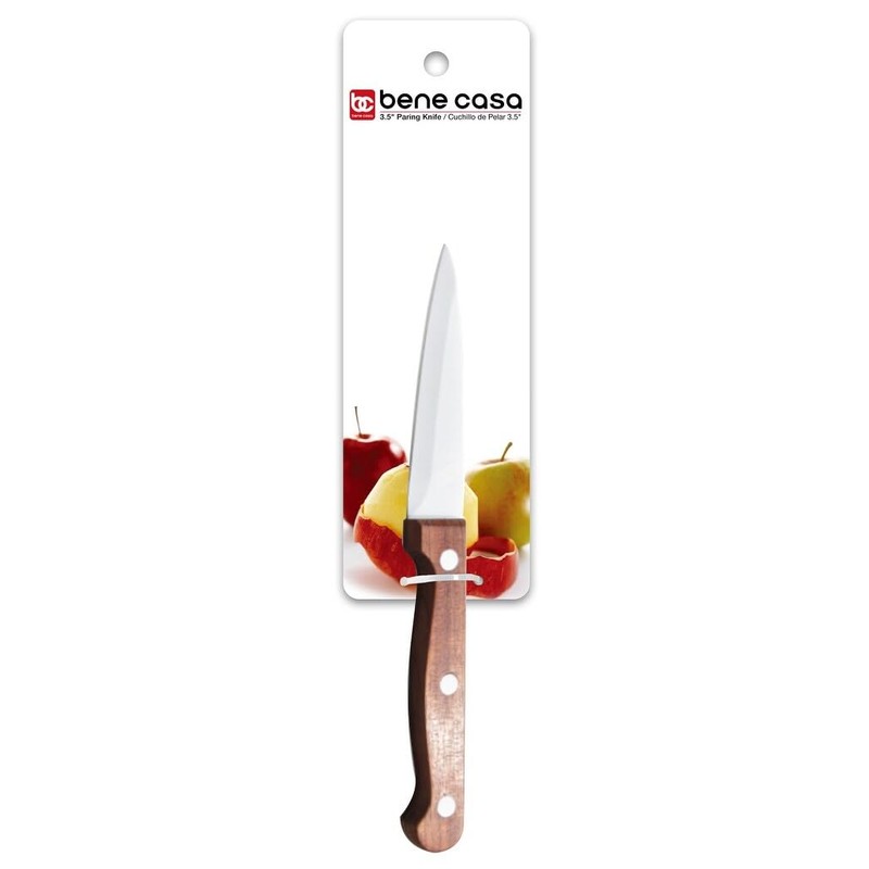 Bene Casa Chef knife with rosewood handle, stainless steel blade,