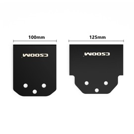 CSOOM Scalpello SDS-Plus da 100 mm con lama di ricambio da 125 mm, viti e un paio di guanti antiscivolo – raschietto per pavimenti