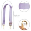 Allzedream Wide Replacement Strap for Handbag Shoulder Bag Adjustable, purple,