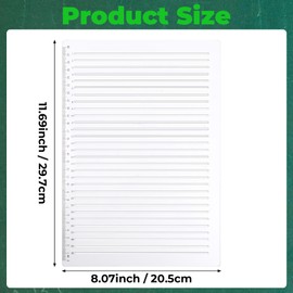 Straight Line Stencil Template, 11 Inch Scale Writing Ruler, Line Stencil Template for Journaling＆Envelope Addressing, Plastic Drawing Stencils Lettering Guide for Paper Card Letter