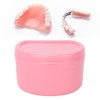 Estuche de Retenedor de Dentadura Postiza de 2 Uds, Estuche