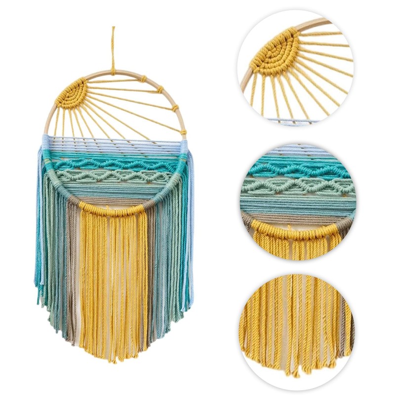 Dilireba Sunset Macrame Wall Hanging, Dream Catcher, Macrame Dream Catcher,