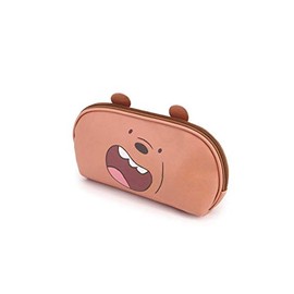 karactermania We Bare Bears Grizzly-Jelly Toiletry Bag (Small), Brown