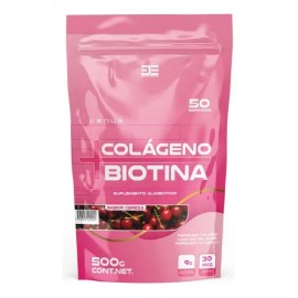 Be Venus Colageno  Biotina 50servs 500g Sabor Cereza                                                                                                  