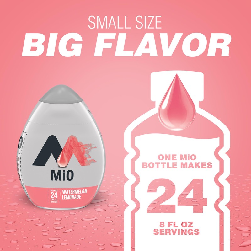 mio Watermelon Lemonade Flavored with other natural flavor Liquid Water
