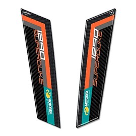 labelbike - 3D Stickers Motorcycle Side protections mudguards Compatible with KTM 1290 Super Duke R 2021 Motorcycles