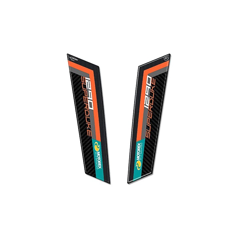 labelbike - 3D Stickers Motorcycle Side protections mudguards Compatible with