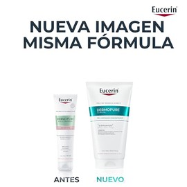 Eucerin DermoPure Gel limpiador facial concentrado (150 ml) con cido saliclico para imperfecciones y manchas post-acn