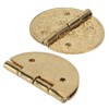 10pcs Mini Antique Hinges Round Exquisite Retro Design Corrosion Resistance