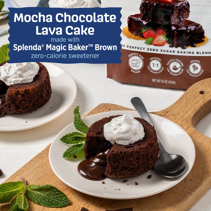 SPLENDA Magic Baker Brown Zero Calorie Plant Based Granulated Baking