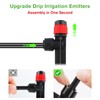 Kalolary Drip Irrigation Emitters, 50PCS Adjustable 360 Degree Water Flow