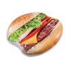 Intex Juicy Hamburger Inflatable Island, 53" X 50" X 9"