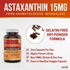 Herba Herba Astaxanthin Supplement 15mg C 60 Vegetable Capsules |