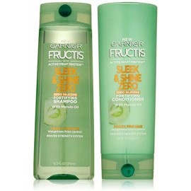 Garnier Fructis Sleek & Shine Zero  Fortifying Shampoo & Conditioner Set