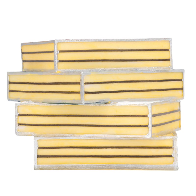 Stained Book Lamp Vintage Style Soft Lighting Stacked Books Table