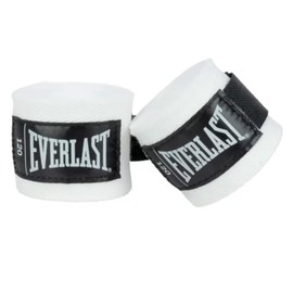 Everlast X4455W Vendas para Entrenamiento Cotton Hdwraps 120", Adultos Unisex, Blanco, Unitalla