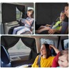 2Pcs Car Window Cover, Magnetic 2-Layers Sun Shade Side Windows