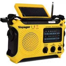 Kaito KA500L Emergency AM/FM/SW NOAA Weather Alert Radio with Flashlight Yellow