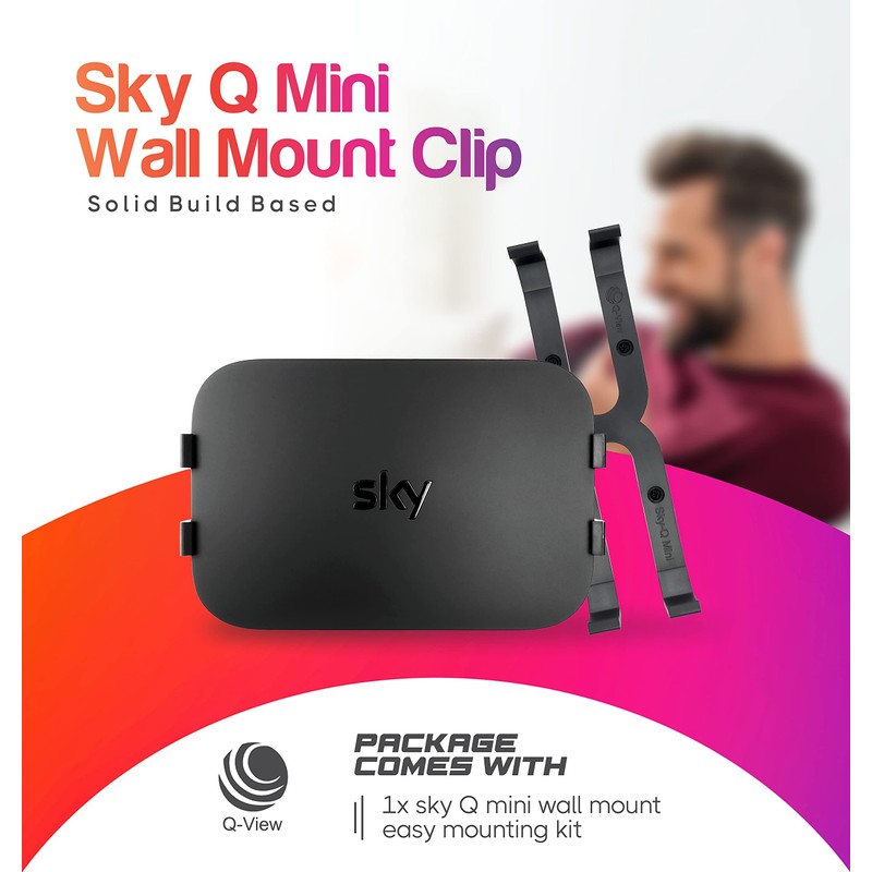 Sky Q Mini Wall Mount Clip Bracket - Made In