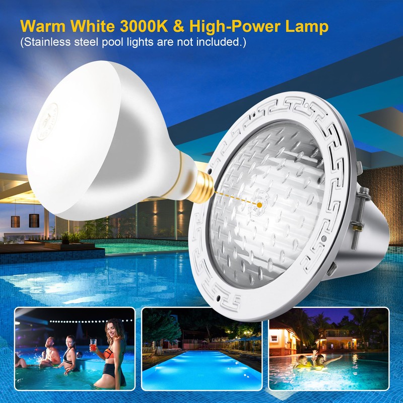 Generalman 500W R40 120V Pool Light Bulb for Inground Pool