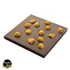 Chocolate World CF0811 Polycarbonate Chocolate Mold with 2 Smooth-Square-Tablet Cavities,