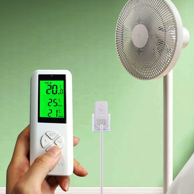WTC100 Wireless Temperature Controlled Socket, Digital Plug Thermostat Outlet with