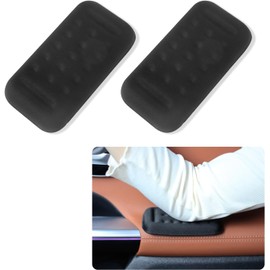 2 piezas de almohadillas para apoyabrazos de coche, cómodo cojín para apoyabrazos de coche con almohadilla de espuma viscoelástica para soporte del brazo, almohadilla universal para apoyabrazos de