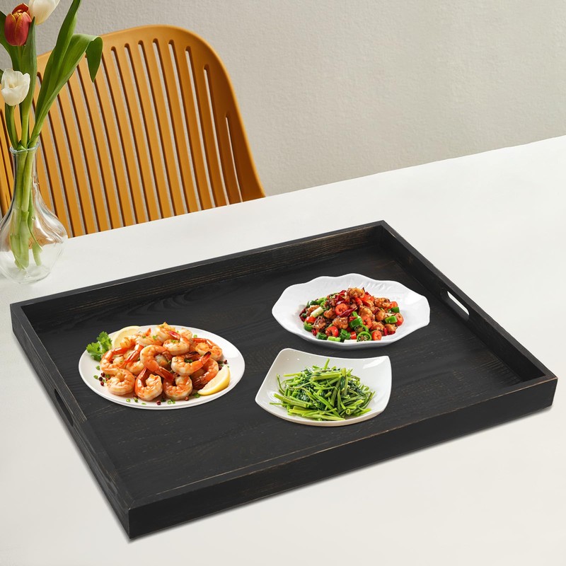 Noodle Board Stove Top Cover with Double Cut-Out Handles, Stove