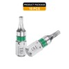 QUARKZMAN 10 Stück Torx-Schraubendreher-Bit T10H 1/4" Sechskantschaft 25mm/1" Länge Magnetischer